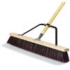 24 Rough Floor Sweep w/Stiff Maroon Plastic Bristles 24 - Maroon