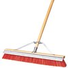 Flo-Pac Polypropylene Sweep With Steel Scraper Blade 24 - Orange