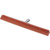 Flo-Pac Straight Red Gum Rubber Floor Squeegee With Heavy Duty Steel Frame 24