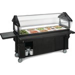 Product Image for 6611 - Six Star™ Portable Food Bar with Storage and Legs 6' x 2' x 4.2'