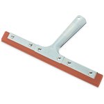 Product Image for 40073 - Professional Double-Blade Rubber Squeegee With Zink Plated Handle 10"