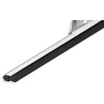 Product Image for 40070 - Flo-Pac® Professional Single-Blade Rubber Window Squeegee With A Zinc Plated Steel Handle 12"