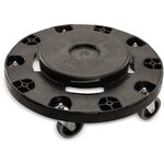 Product Image for 36910 - Bronco™ Round Waste Container Trash Can Dolly with Replaceable Casters 20, 32, 44 and 55 Gallon