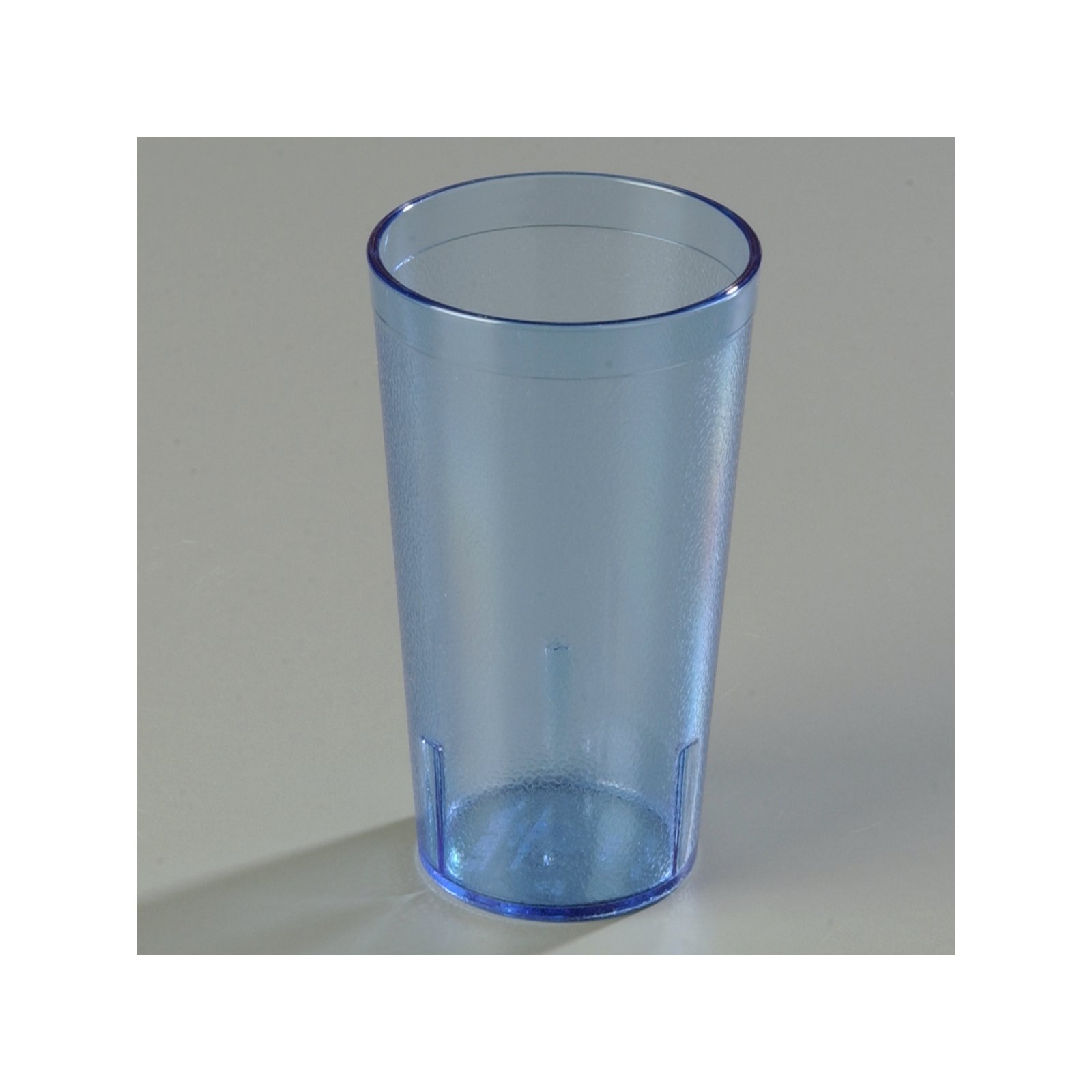 Choice 32 oz. Blue SAN Plastic Pebbled Tumbler - 12/Pack