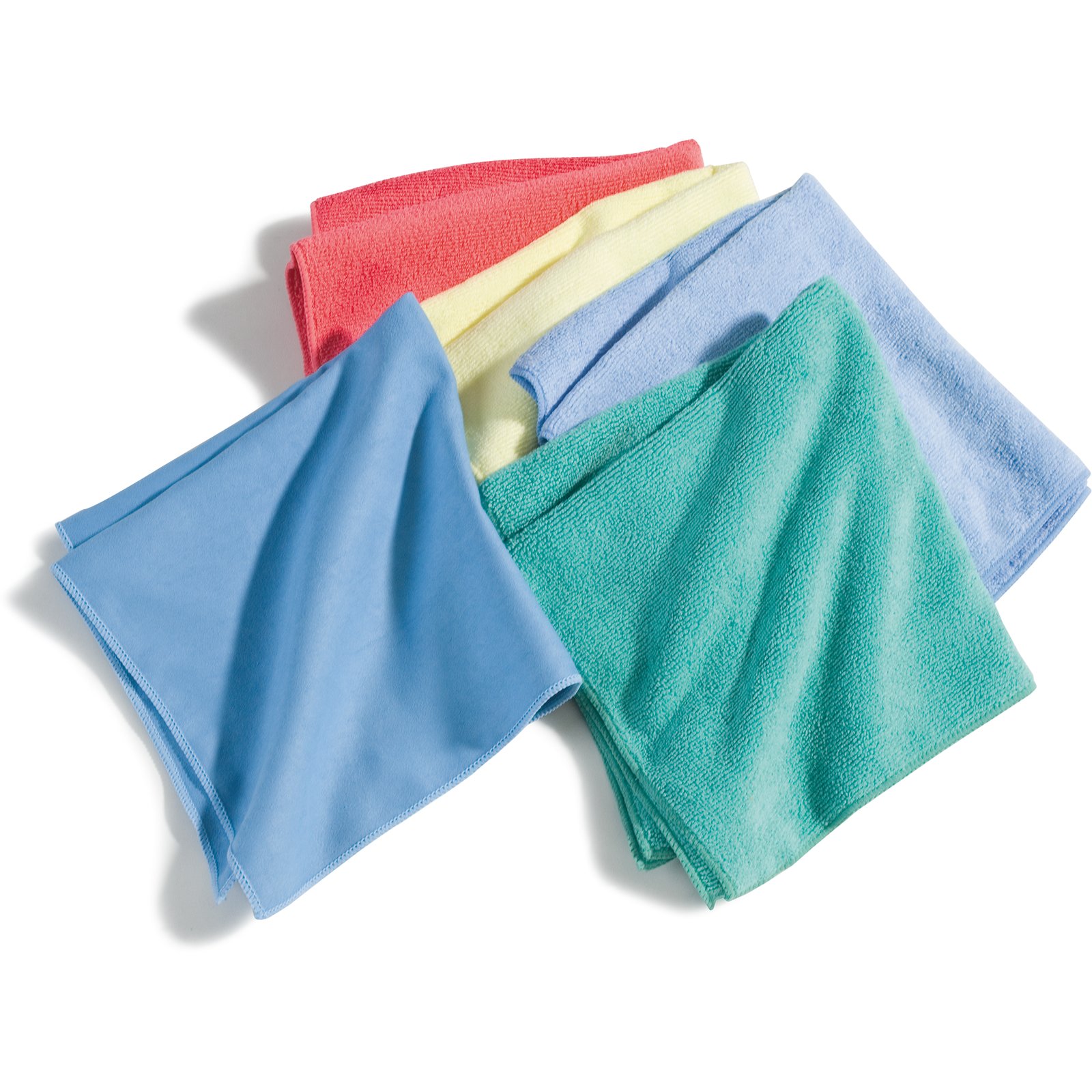 3/5/10 PACK 16x16 Inch Versatile Microfiber Cleaning Towel Blue