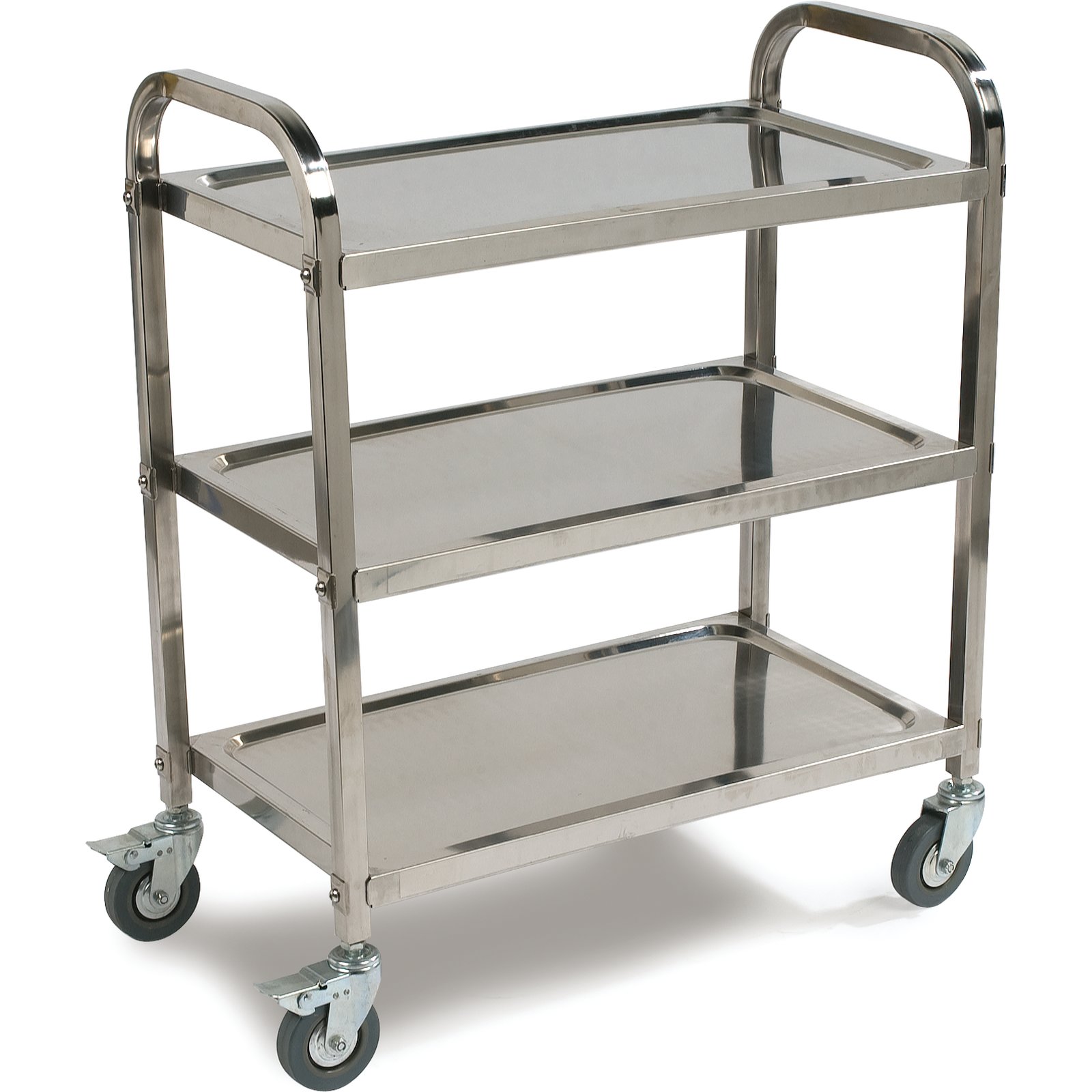 UC7032133 - Stainless Steel 3 Shelf Utility Cart 21 x 33