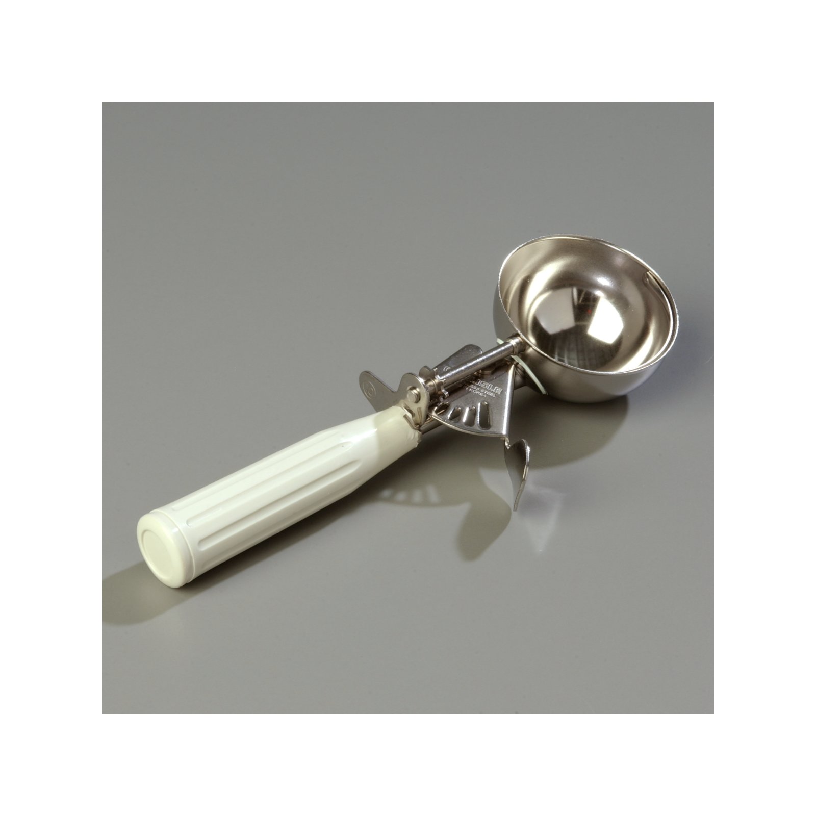 Special Offer 47141 Disher #10  3.25 oz, 3/8 cup Ivory Food Portion Scoop