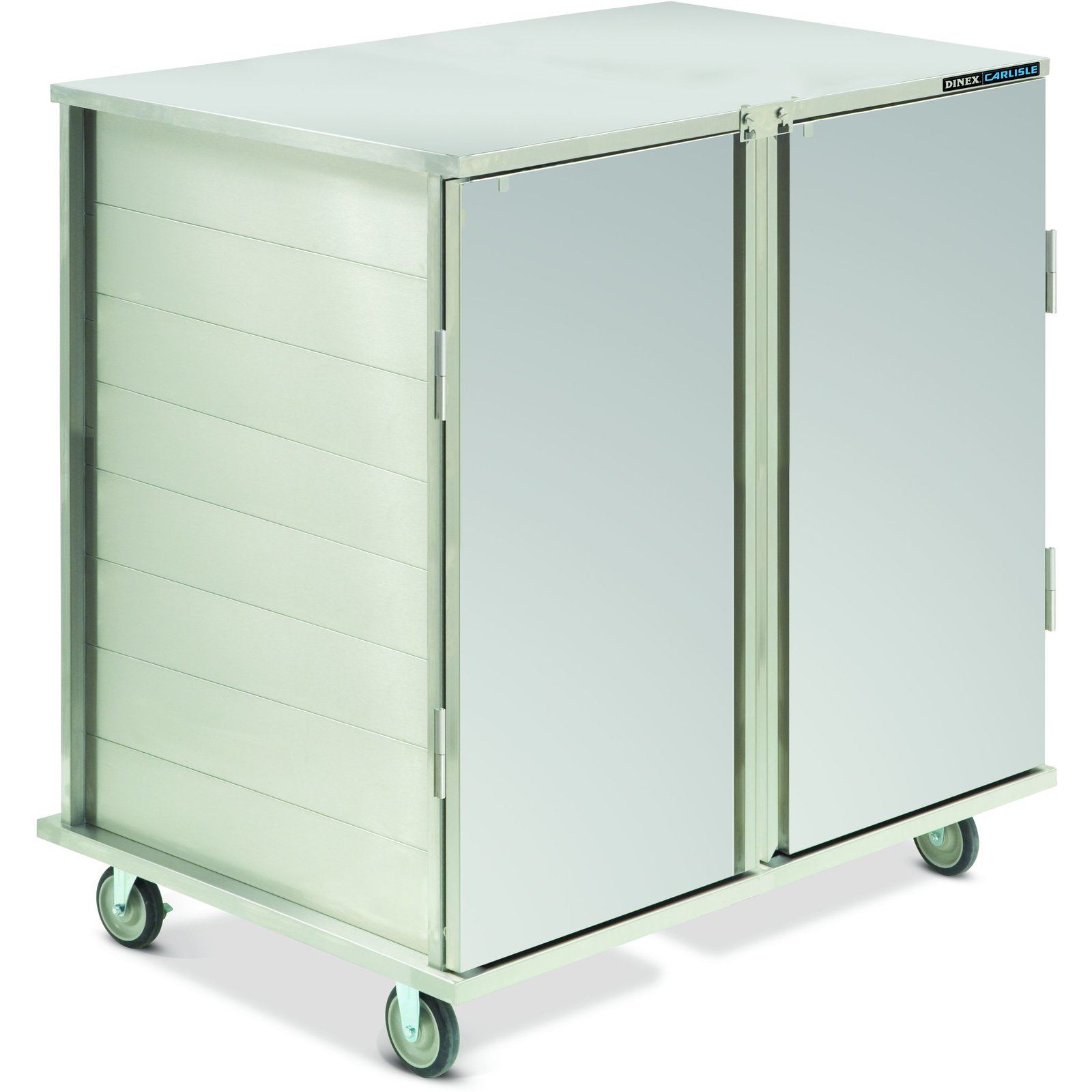 DXPSC322D Value Line Tray Cart, Enclosed 2 Door Stainless Steel