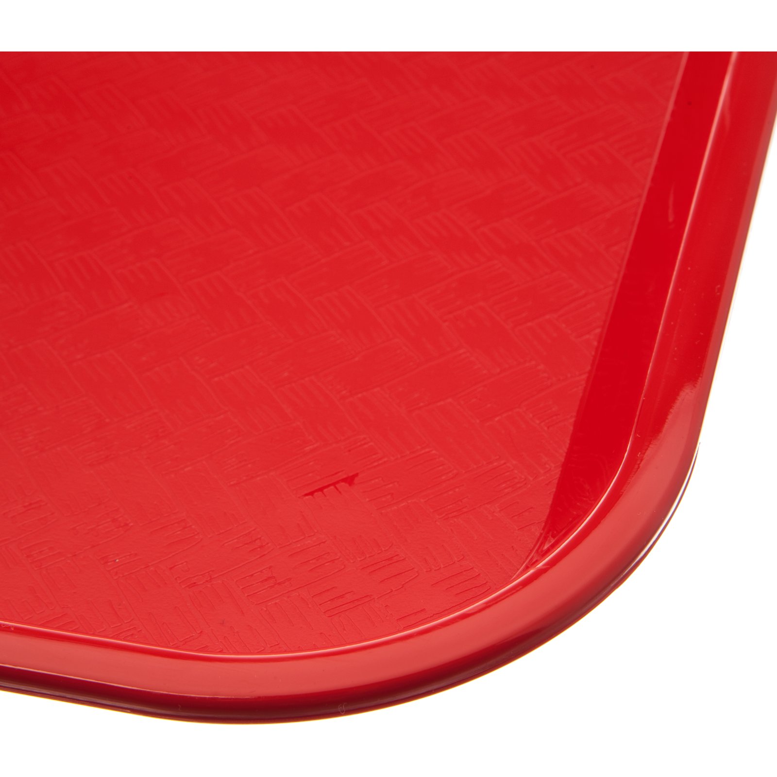 Carlisle Food Service Products Cafe Standard Tray (Set of 12) Size: 18 W x 14 D, Color: Red