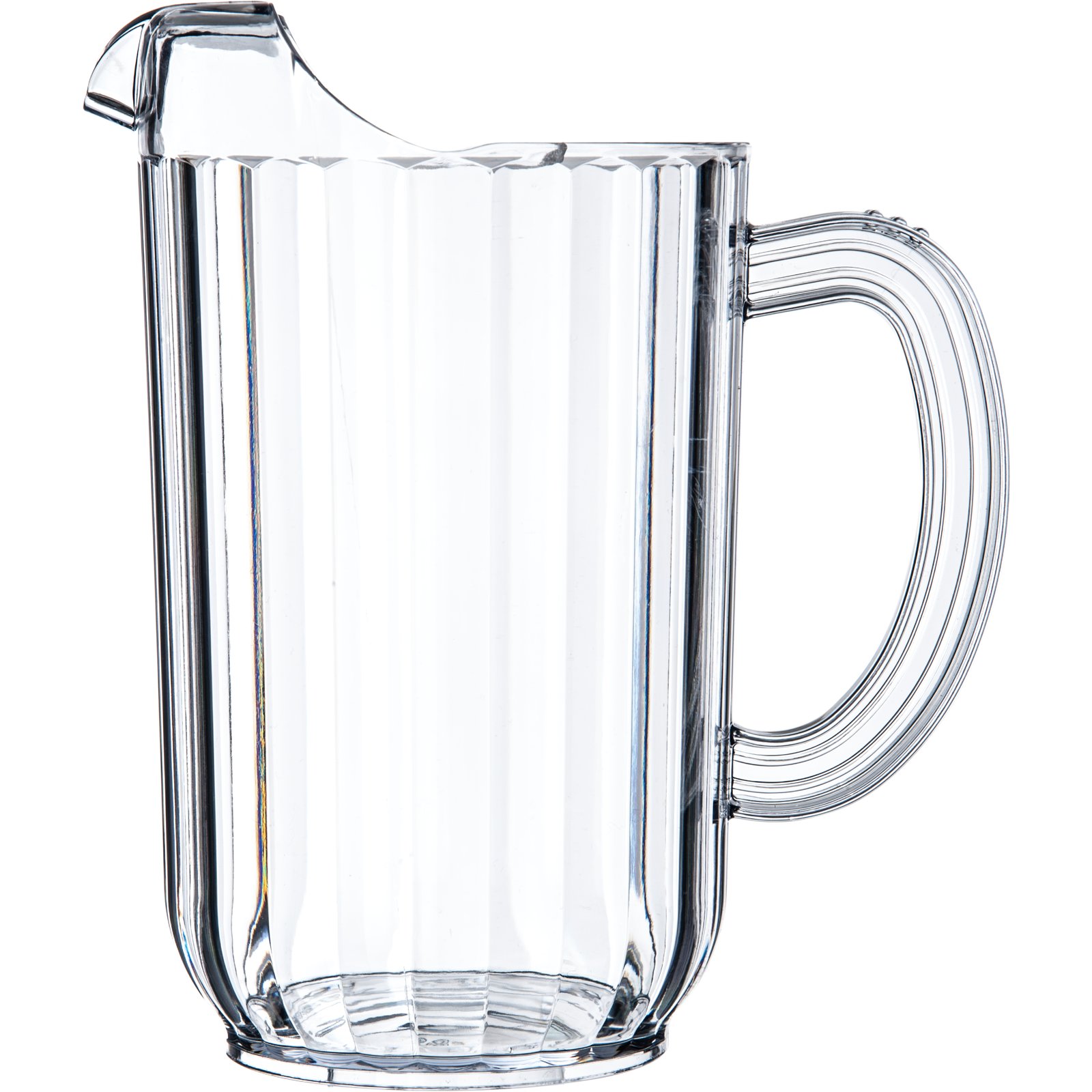 CARL-553807 48 oz. Fluted Pitcher with Ice Trap (Clear)