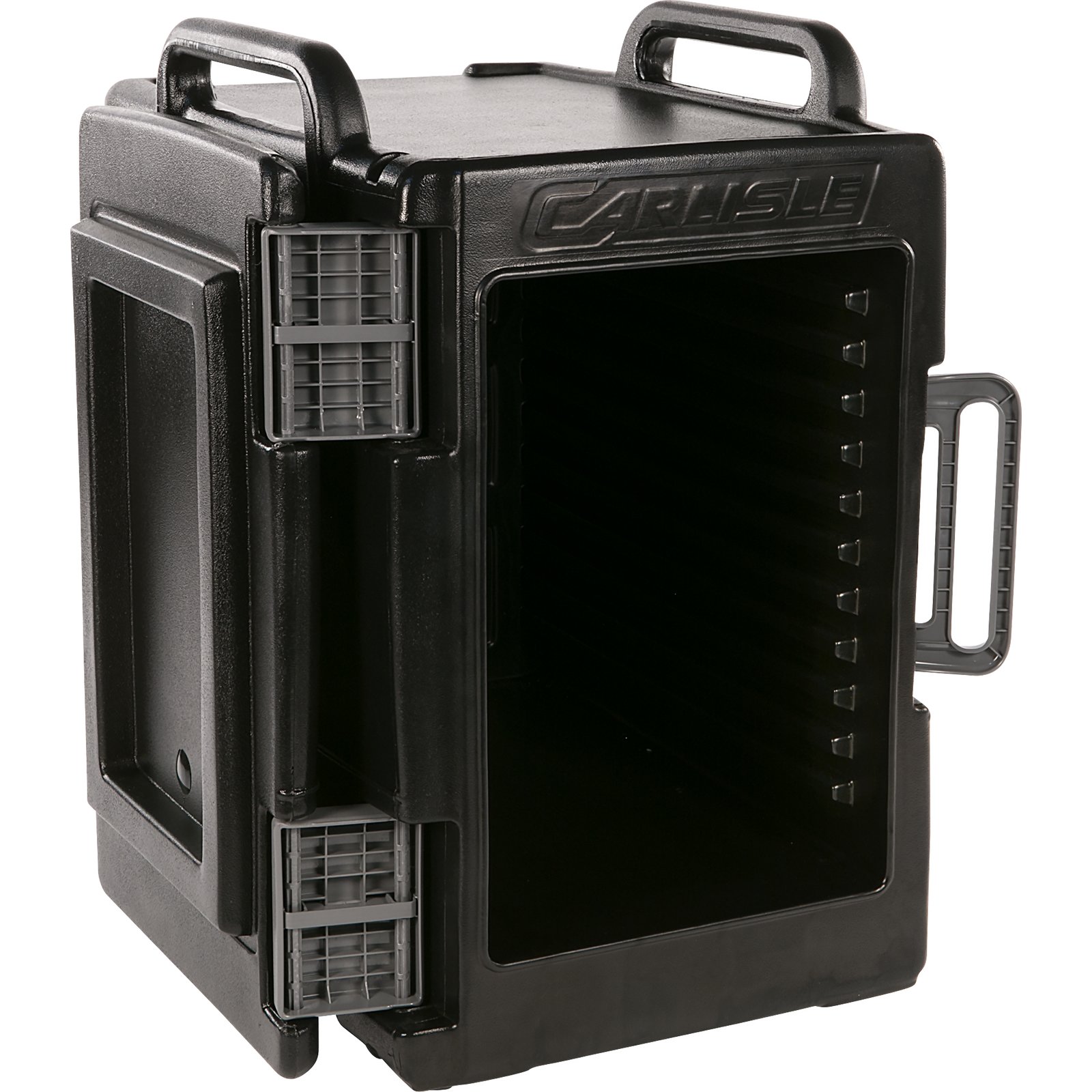 Carlisle Cateraide™ Slate Blue Front Loading Insulated Food Pan Carrier - 5  Full-Size Pan Max Capacity
