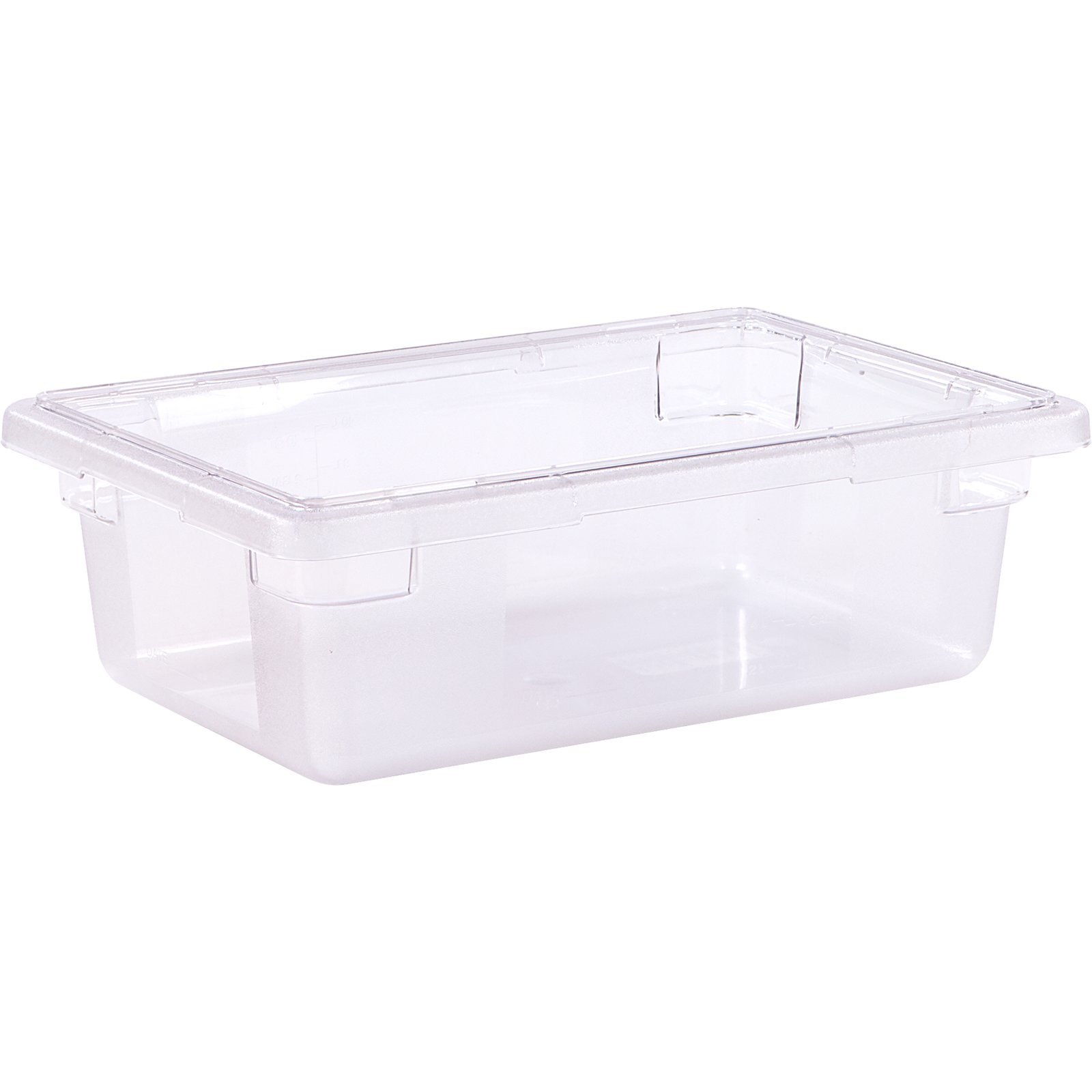 3 Qt Translucent Plastic Food Storage Box - 10 5/8L x 6W x 4 1/8D