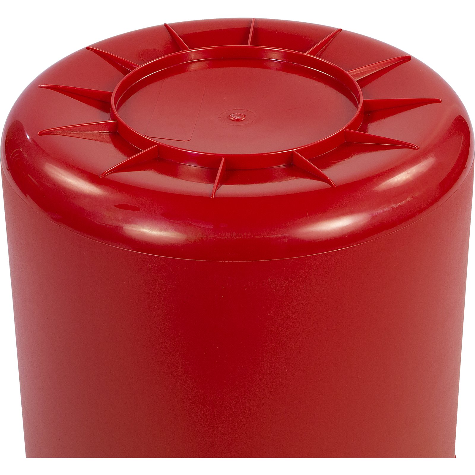 34101005 Bronco™ Round Waste Bin Trash Container 10 Gallon Red