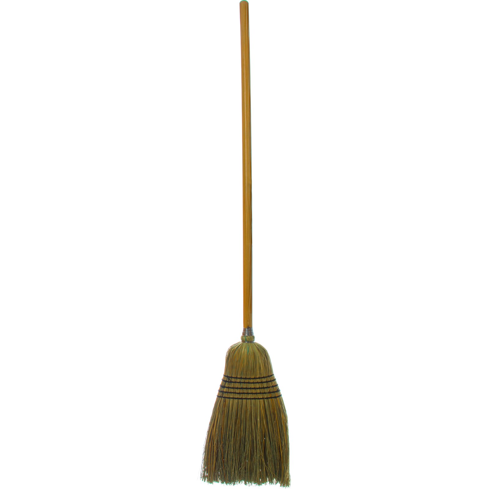 SPEEDY CORN M437050 Commercial Straight Broom with Stiff Bristles