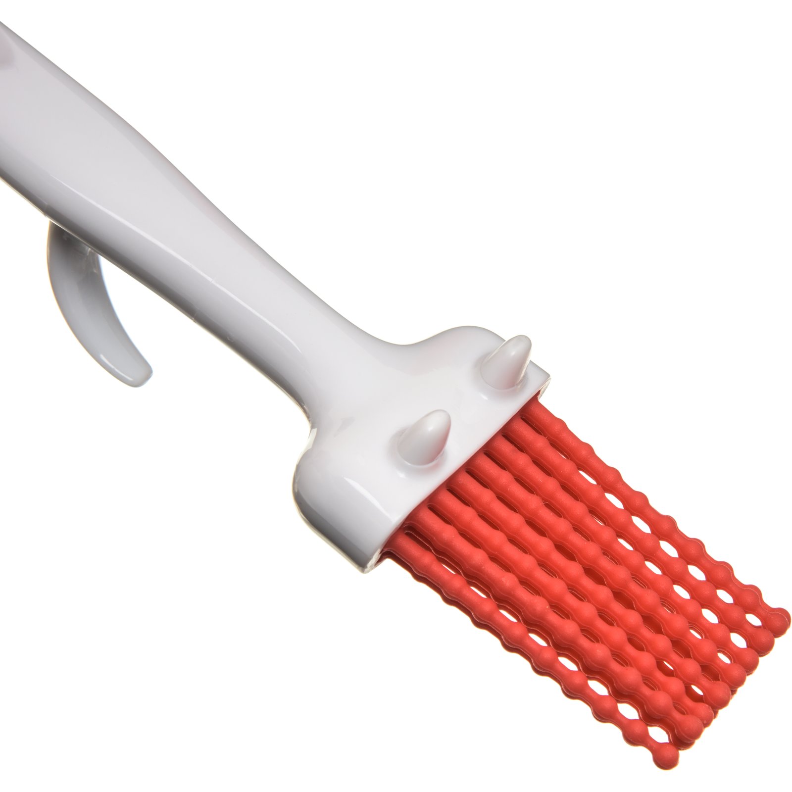 High Heat (600F) Silicone Basting Brush, 12 Red - Cook on Bay