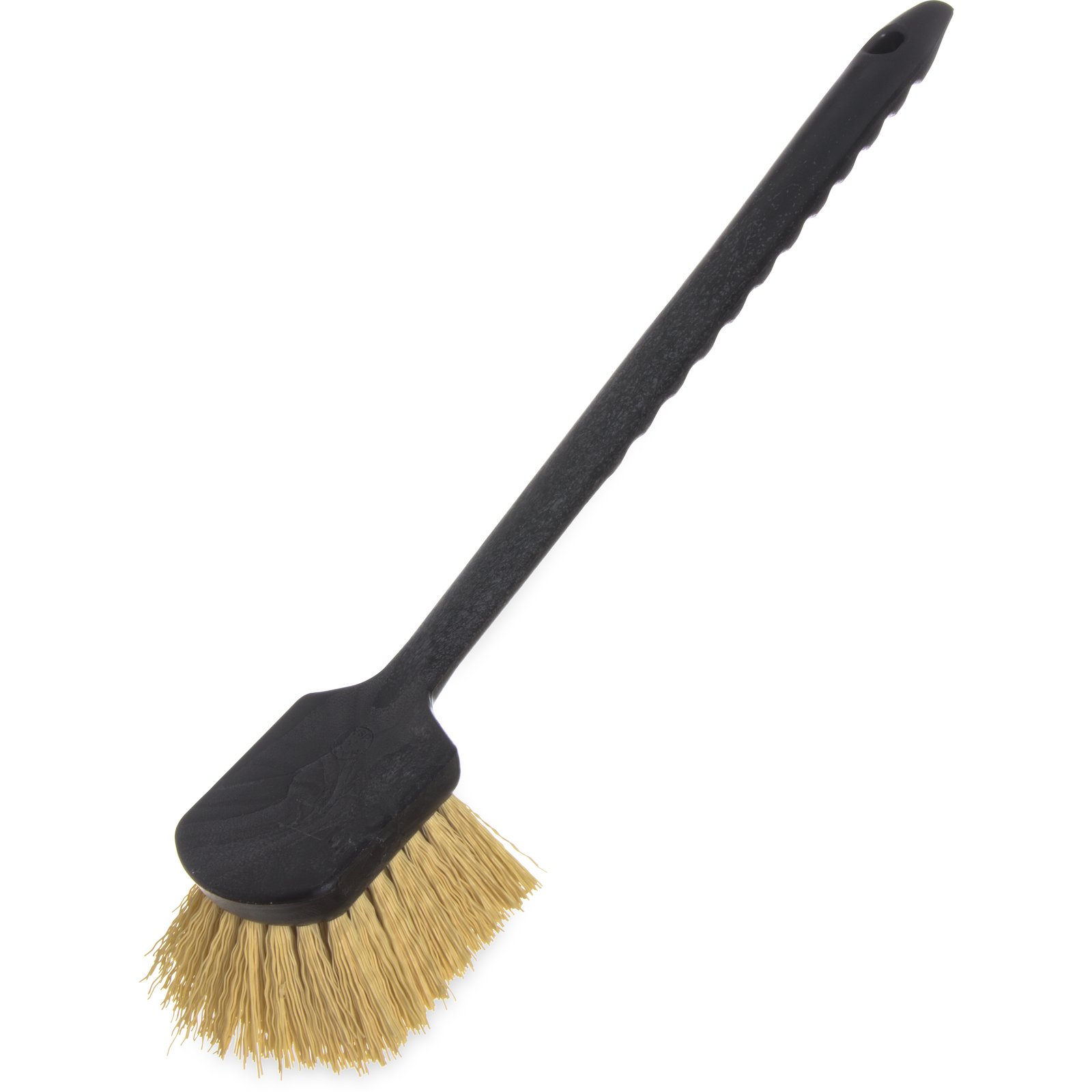 Carlisle Sanitary Maintenance Products 36531027 Swivel Scrub Floor Brushes,  Swivel Scrub® Power Scrub With Nylon Grit Bristles 8 - Rust, 12 Each/Case.