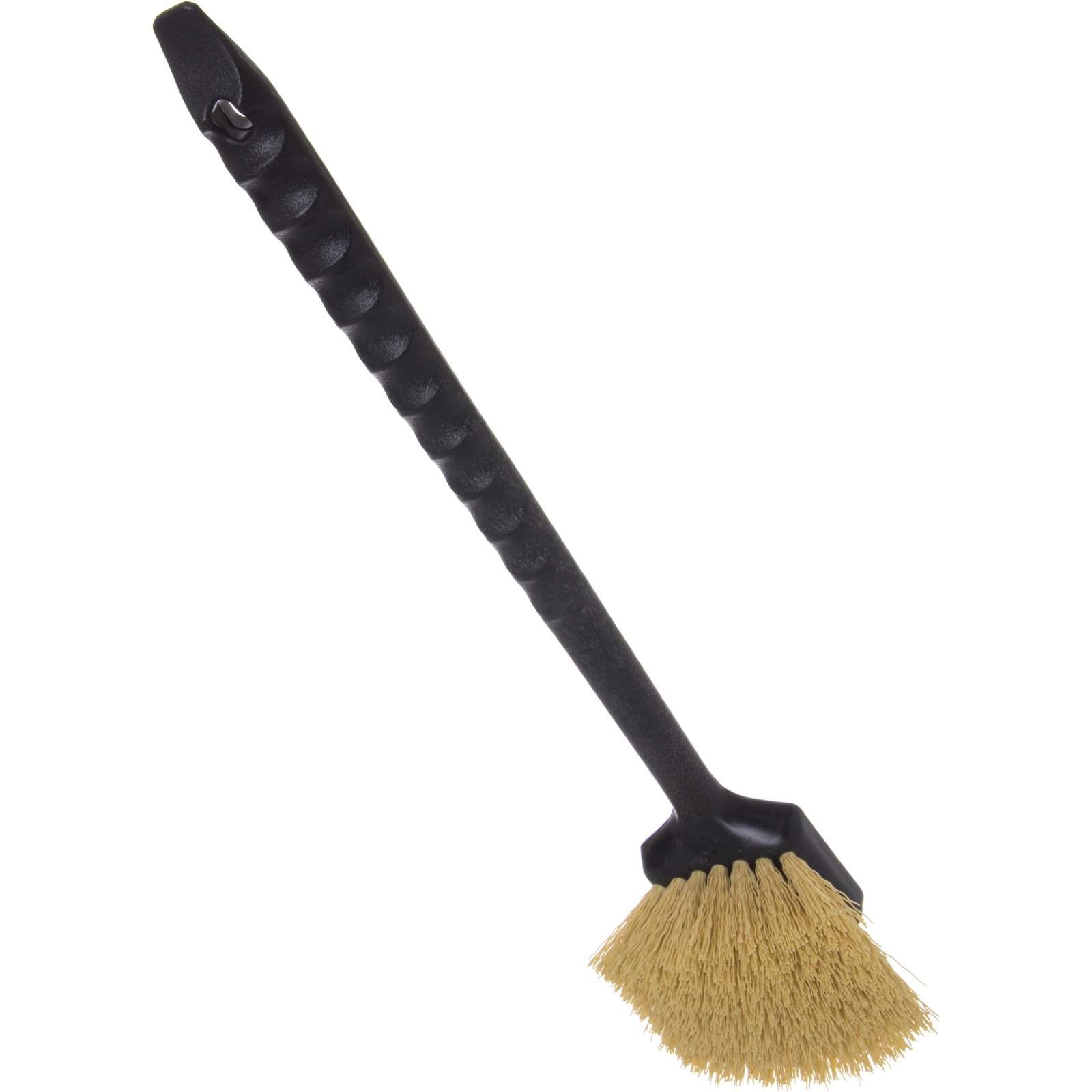 ACS B125 5 1/2 Scrubble Iron Handle Scrub Brush with Polypropylene Bristles