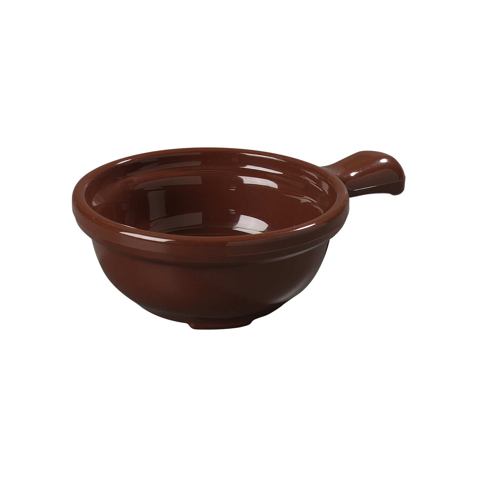 700828 Handled Soup Bowl 12 oz, 51/4" Lennox Brown Carlisle