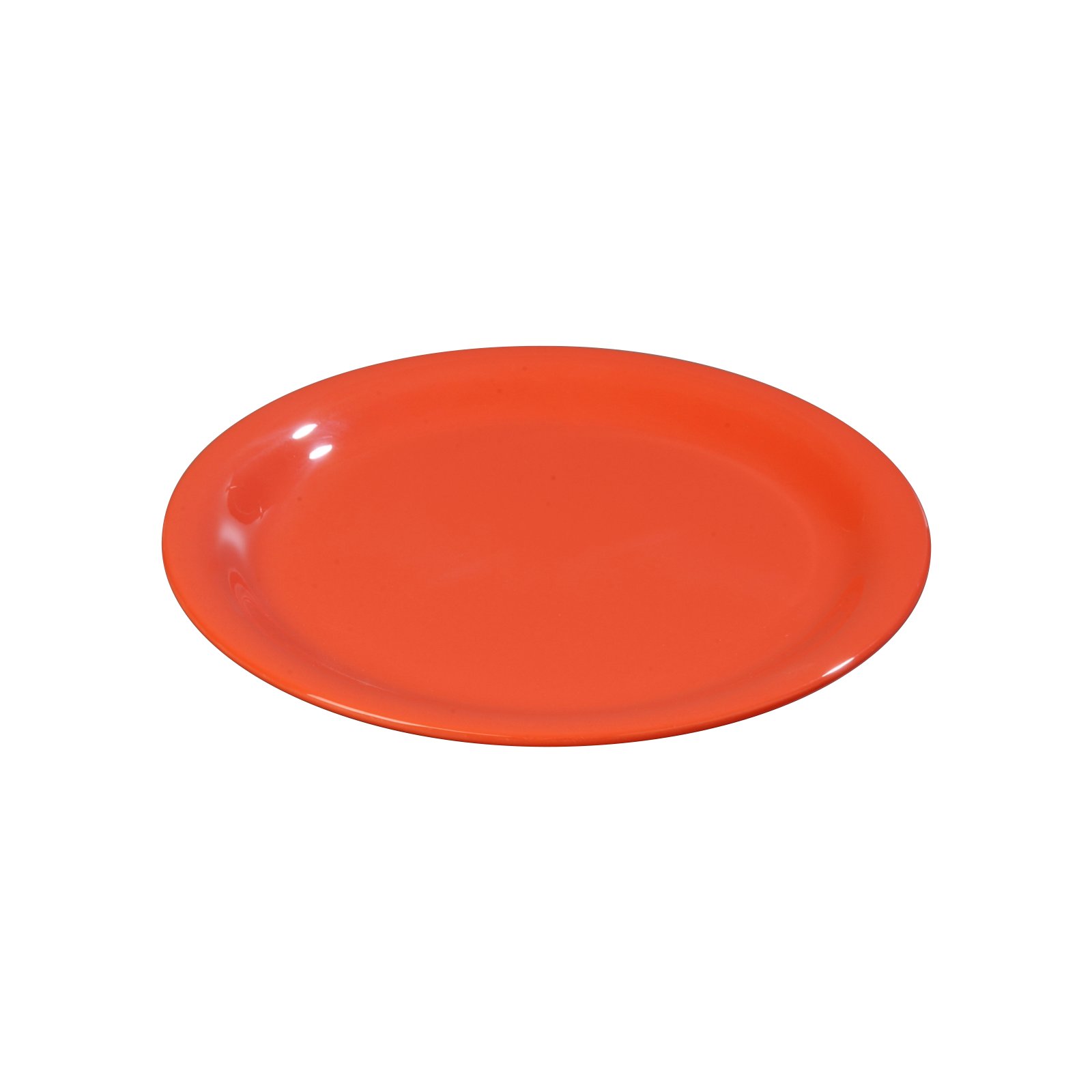 3300452 Sierrus™ Melamine Narrow Rim Dinner Plate 9" Sunset Orange