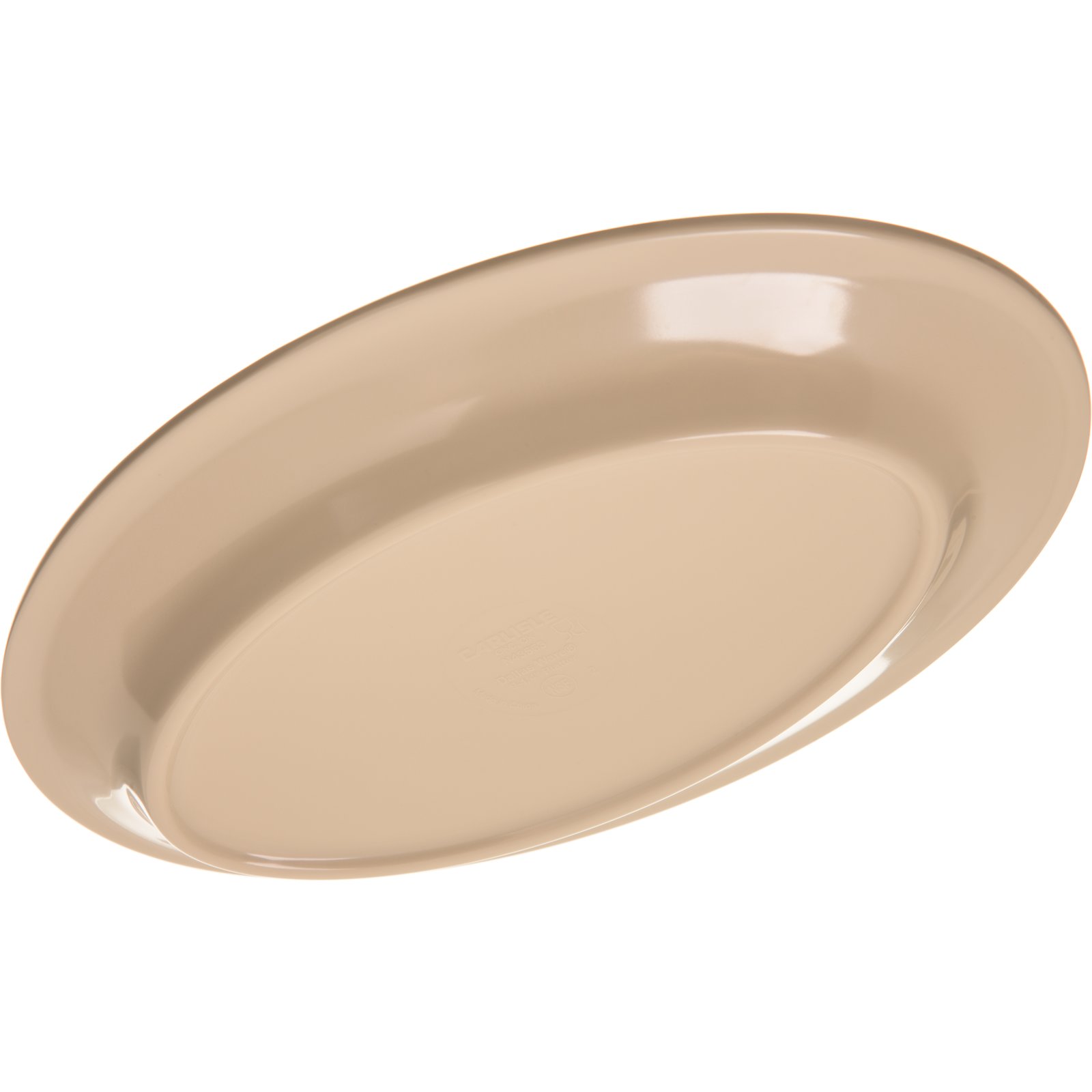 Pack of 24 12 x 8.50 Carlisle FoodService Products 43560-25 Carlisle 4356025 Dallas Ware Melamine Oval Platter Tray 12 x 8.50 Tan