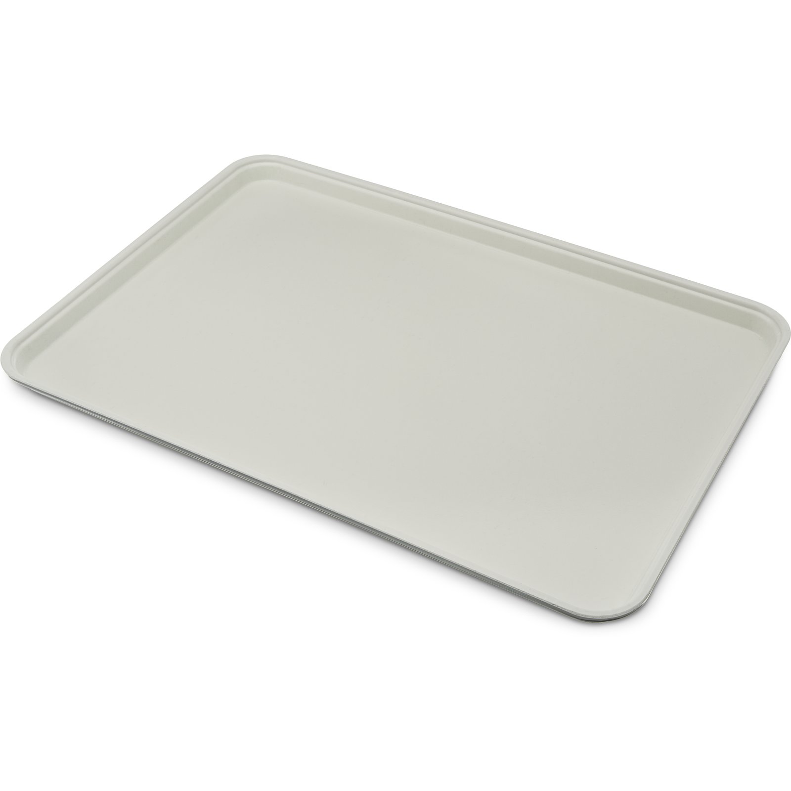 1318FG002 Glasteel™ Solid Display/Bakery Tray 17.75" x 12.75" Smoke
