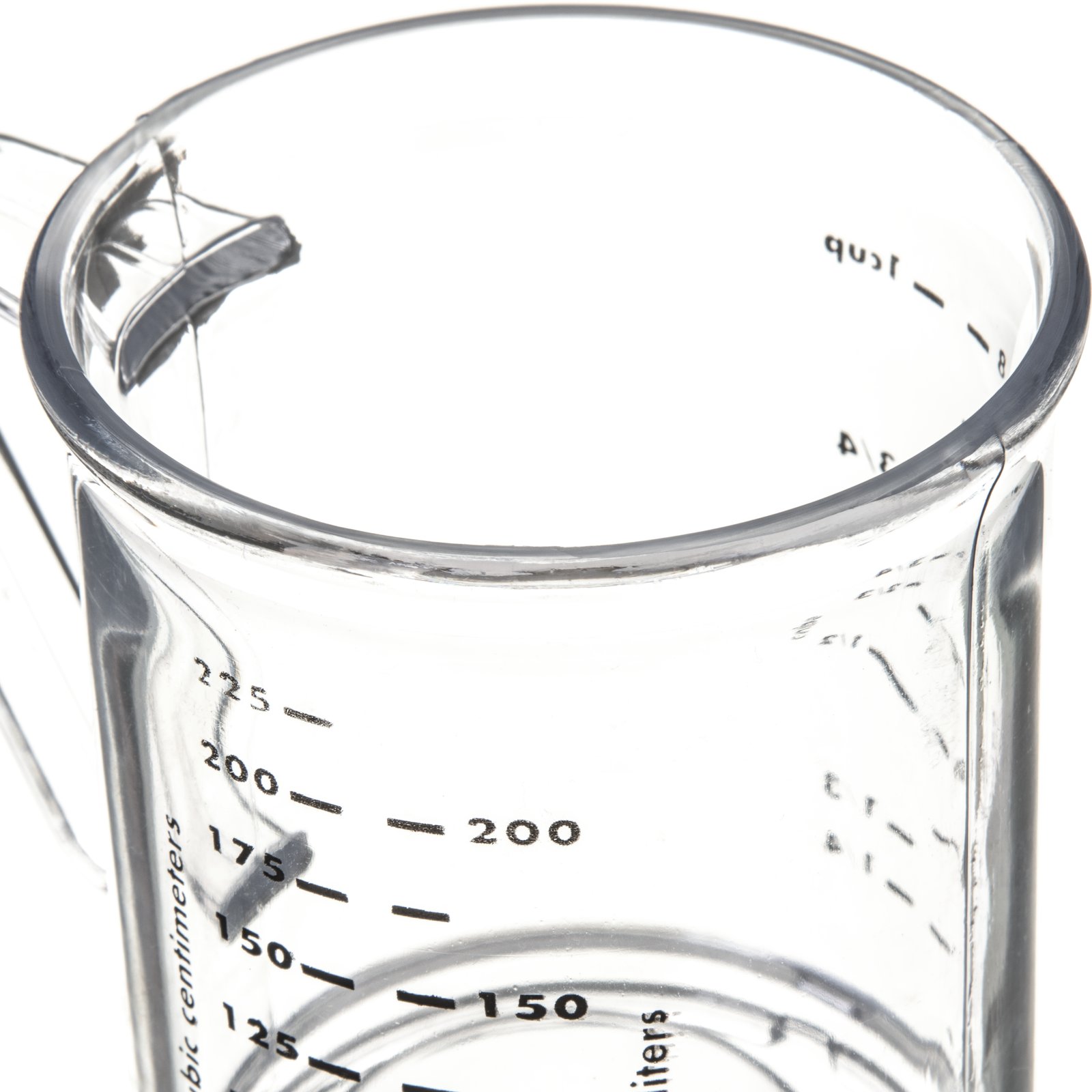 Measuring Cup, 1 cup (0.25 liter) capacity, printed with US/metric  measurements, dishwasher safe