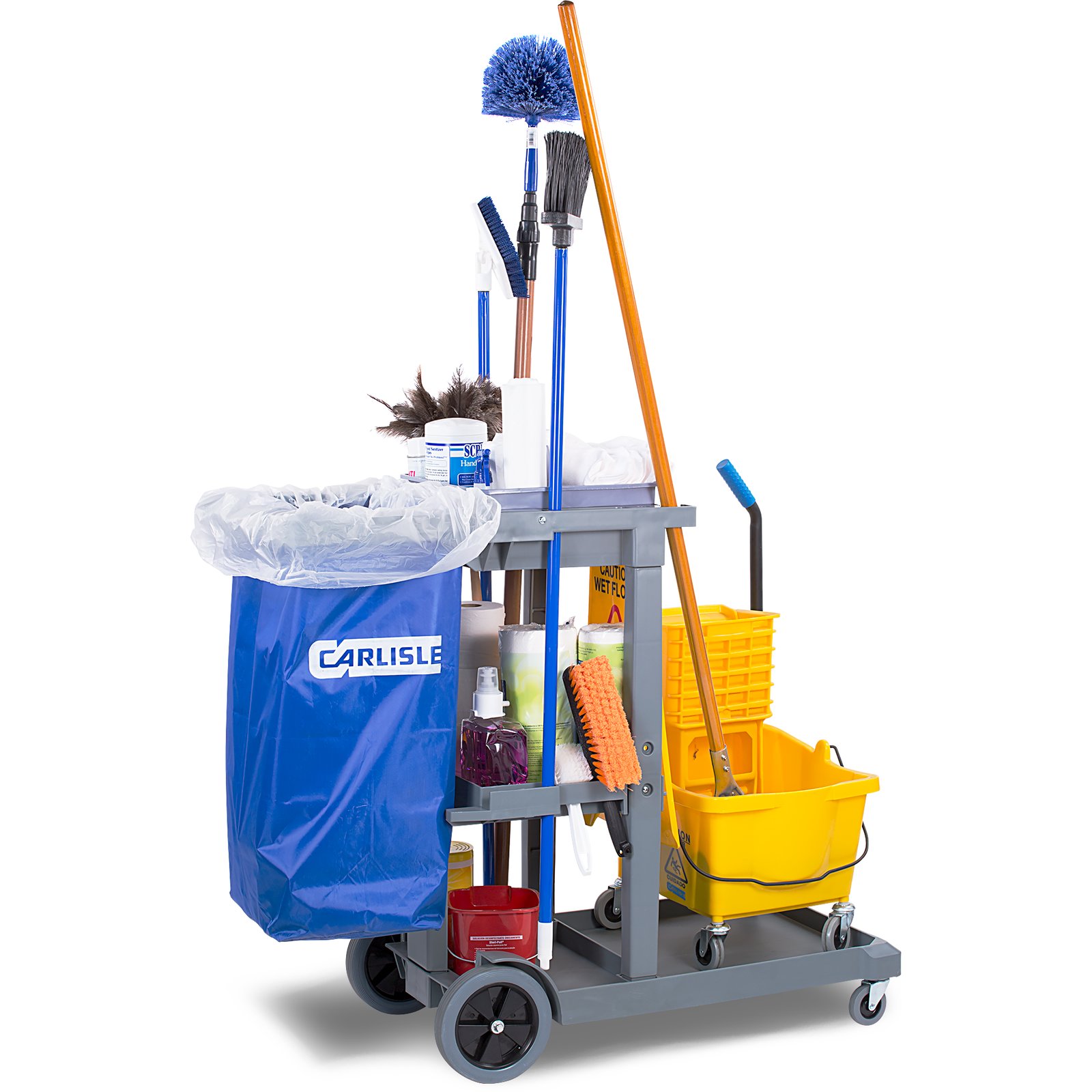SSS® Janitor Cart - Grey  Empire Janitorial Supply Co