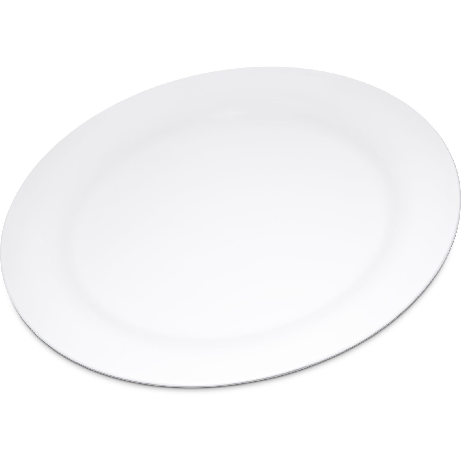 4300202 Durus Melamine Narrow Rim Dinner Plate 10 5 White Carlisle Foodservice Products