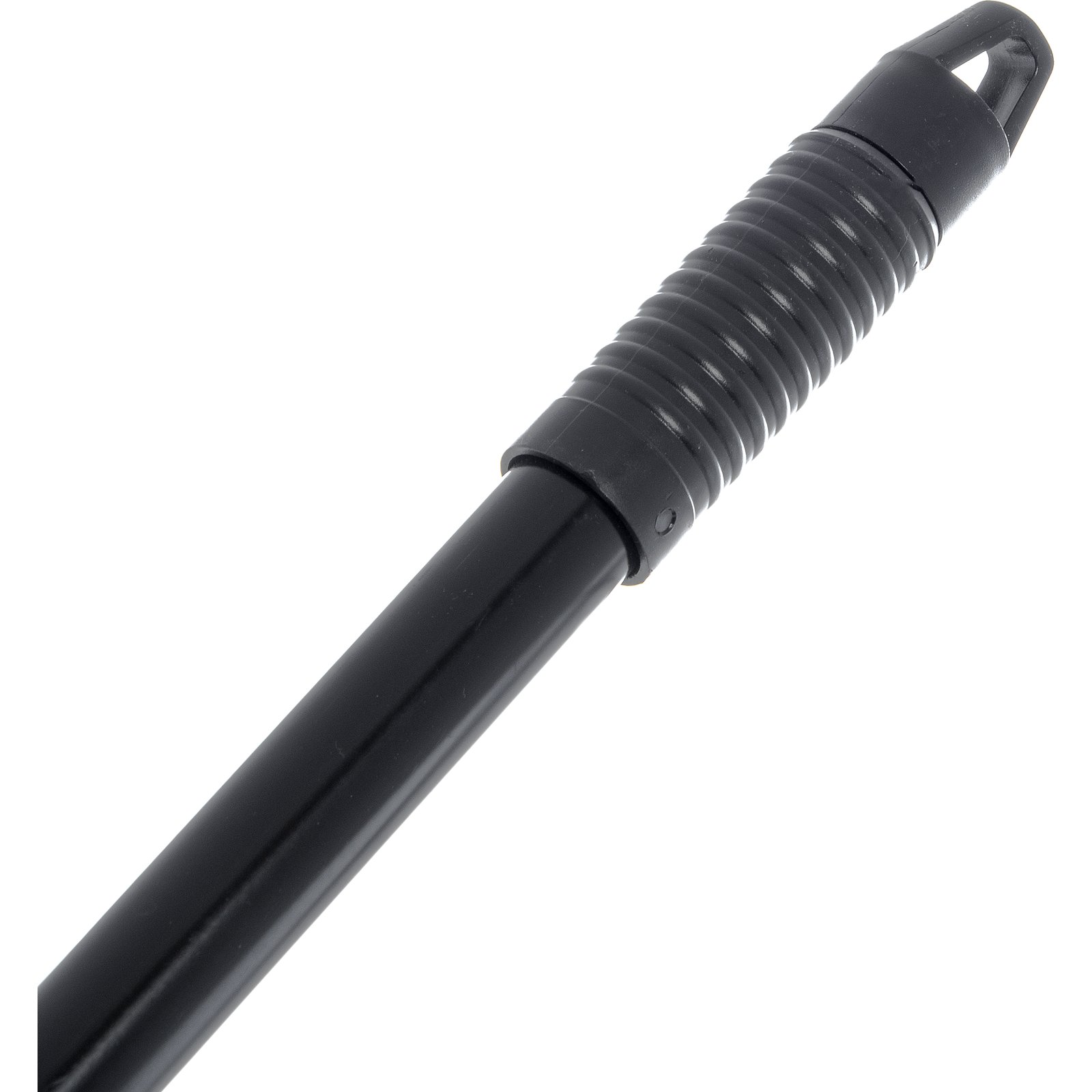 60 Inch Black Powder Coated Metal Broom Handle With Hex Thread