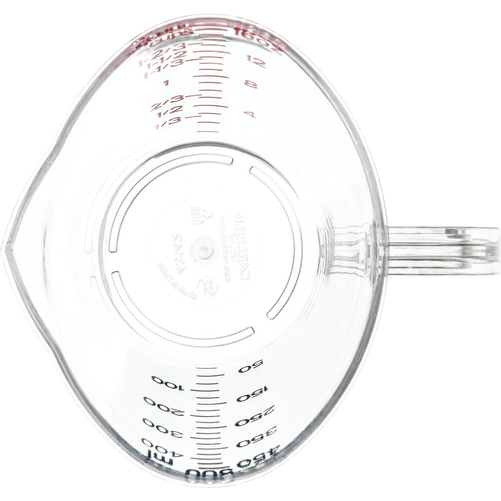 4314207 - Commercial Measuring Cup 1 pt - Clear | Carlisle FoodService ...