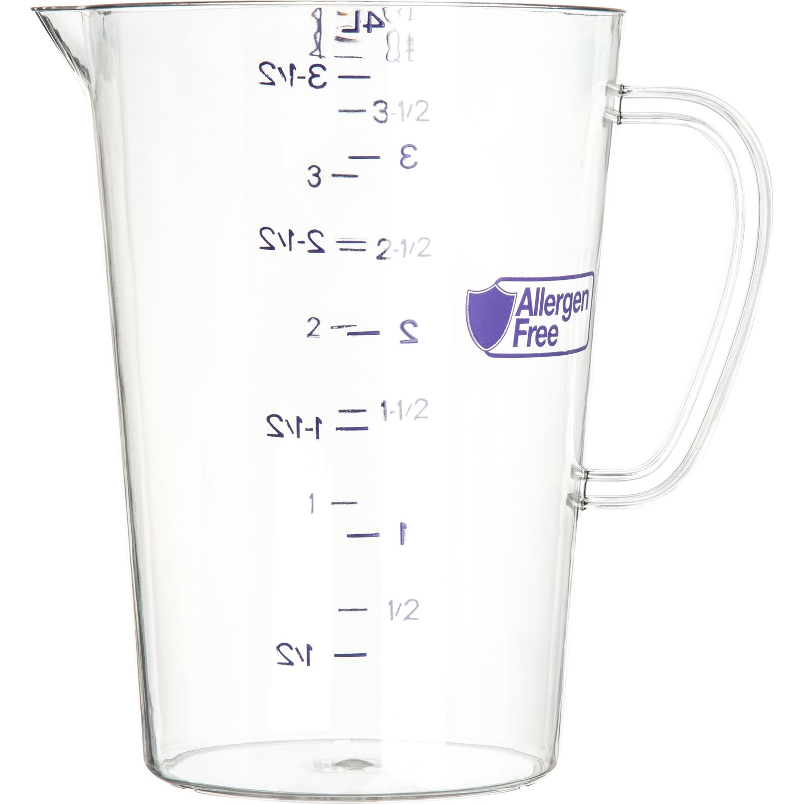 43145AF07 Commercial Measuring Cup 1 gal Purple Carlisle