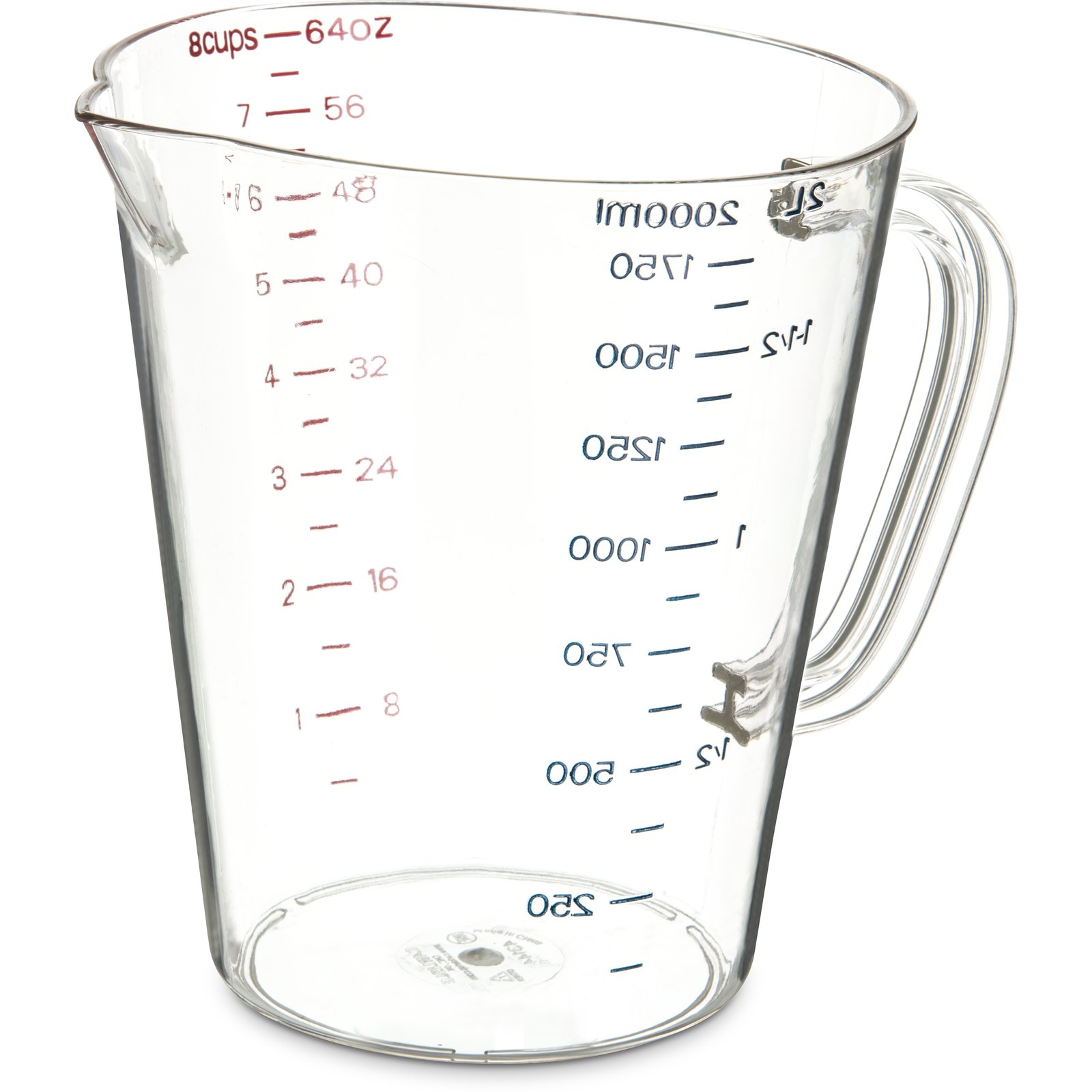 Stainless Steel Measures Cup and 1/2 Cup Sizes. – Restaurant