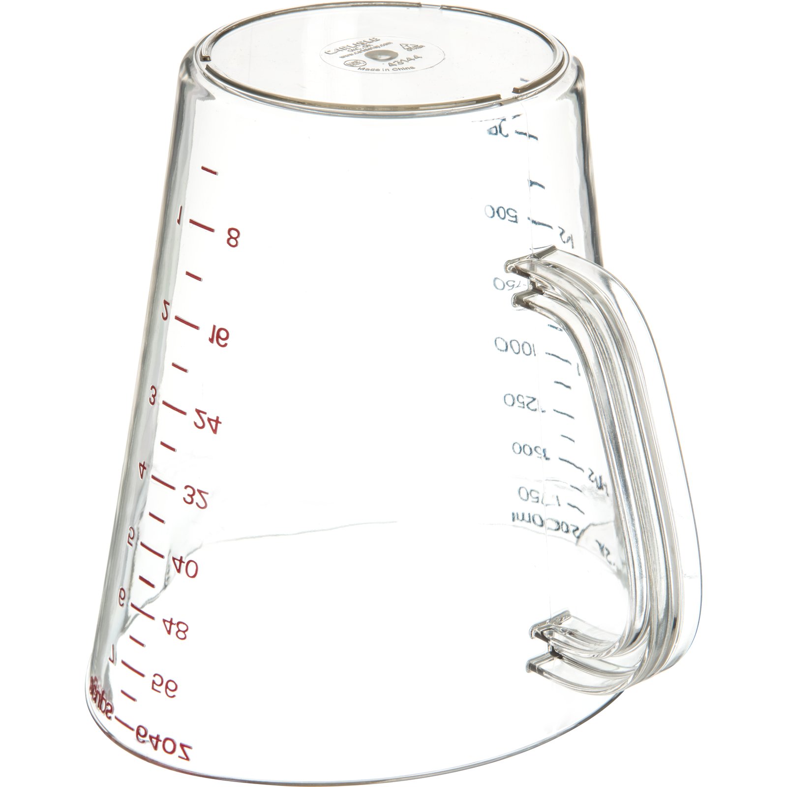 1/2 Gallon Clear Commercial Measuring Cup