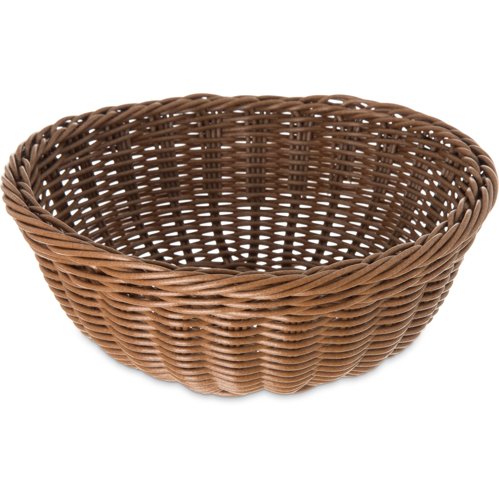 655325 Woven Baskets Round Basket 9 Tan Carlisle FoodService 