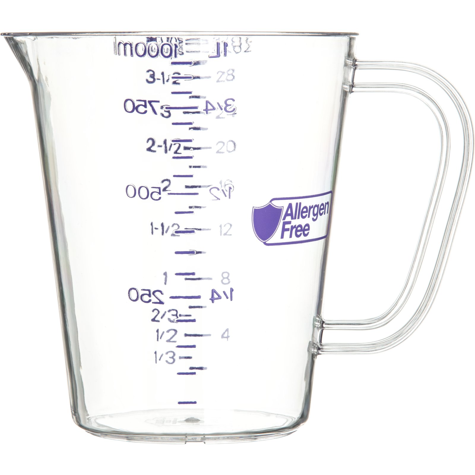 43143AF07 Commercial Measuring Cup 1 qt Purple Carlisle