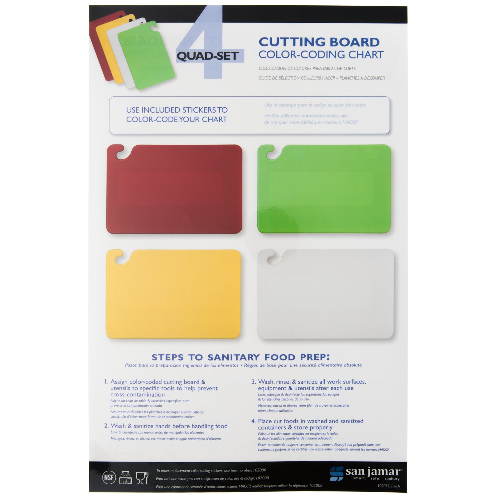 cutting board colors