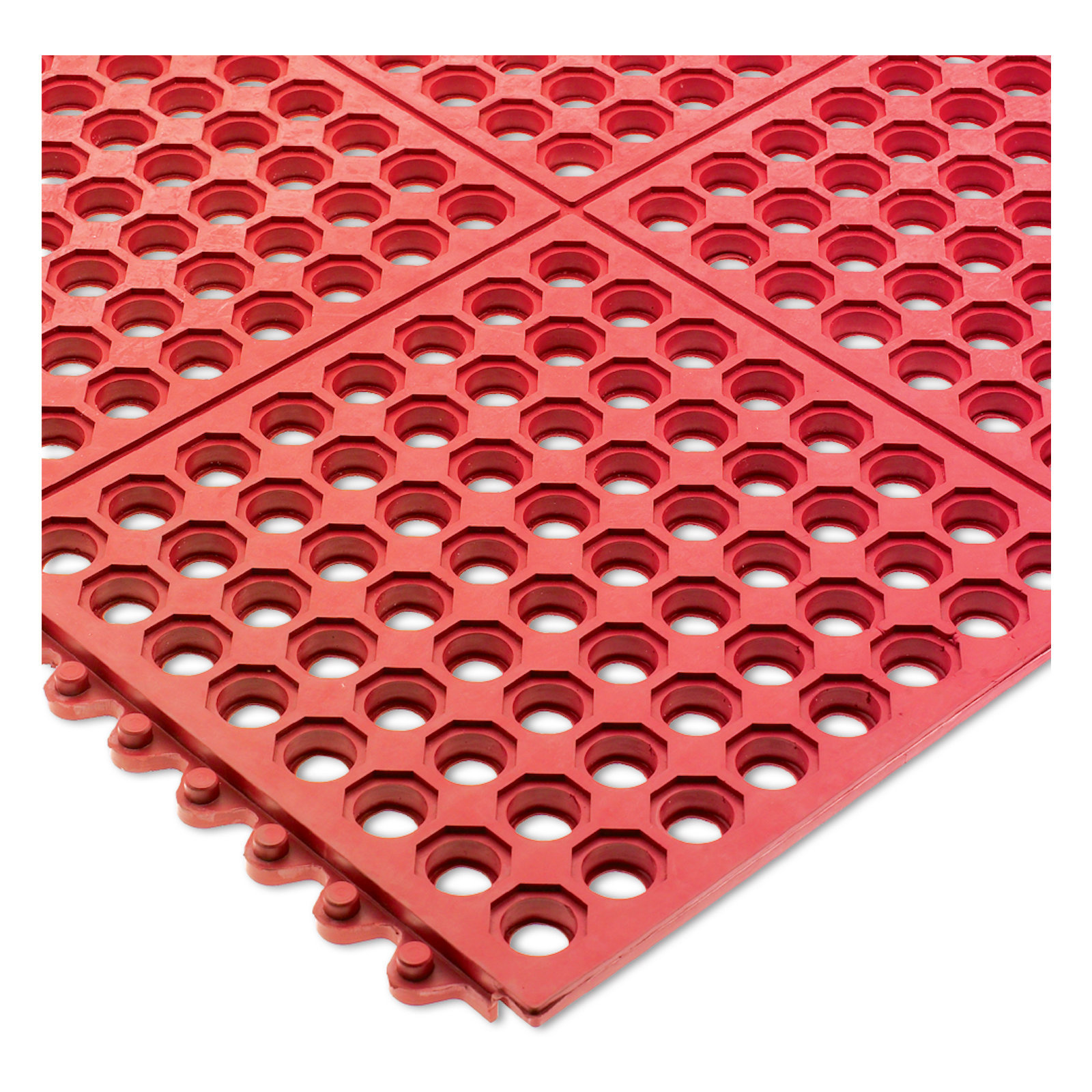 KM1240B **ANTIFATIGUE MAT, 3FTX3FTX1/2 RED Carlisle FoodService