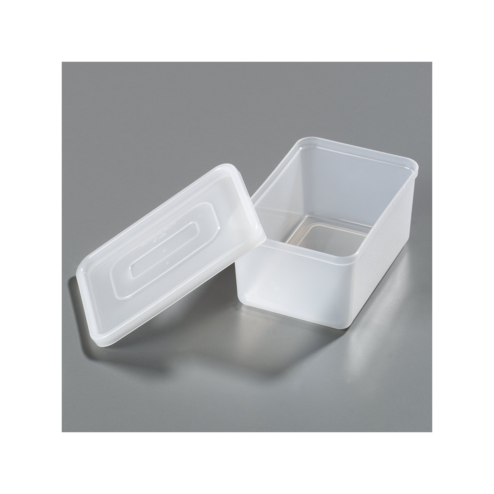 SS10702 - Replacement 1-1/4 Pint Containers/Lids 5-1/4, 3-3/4, 2-3/4 -  White