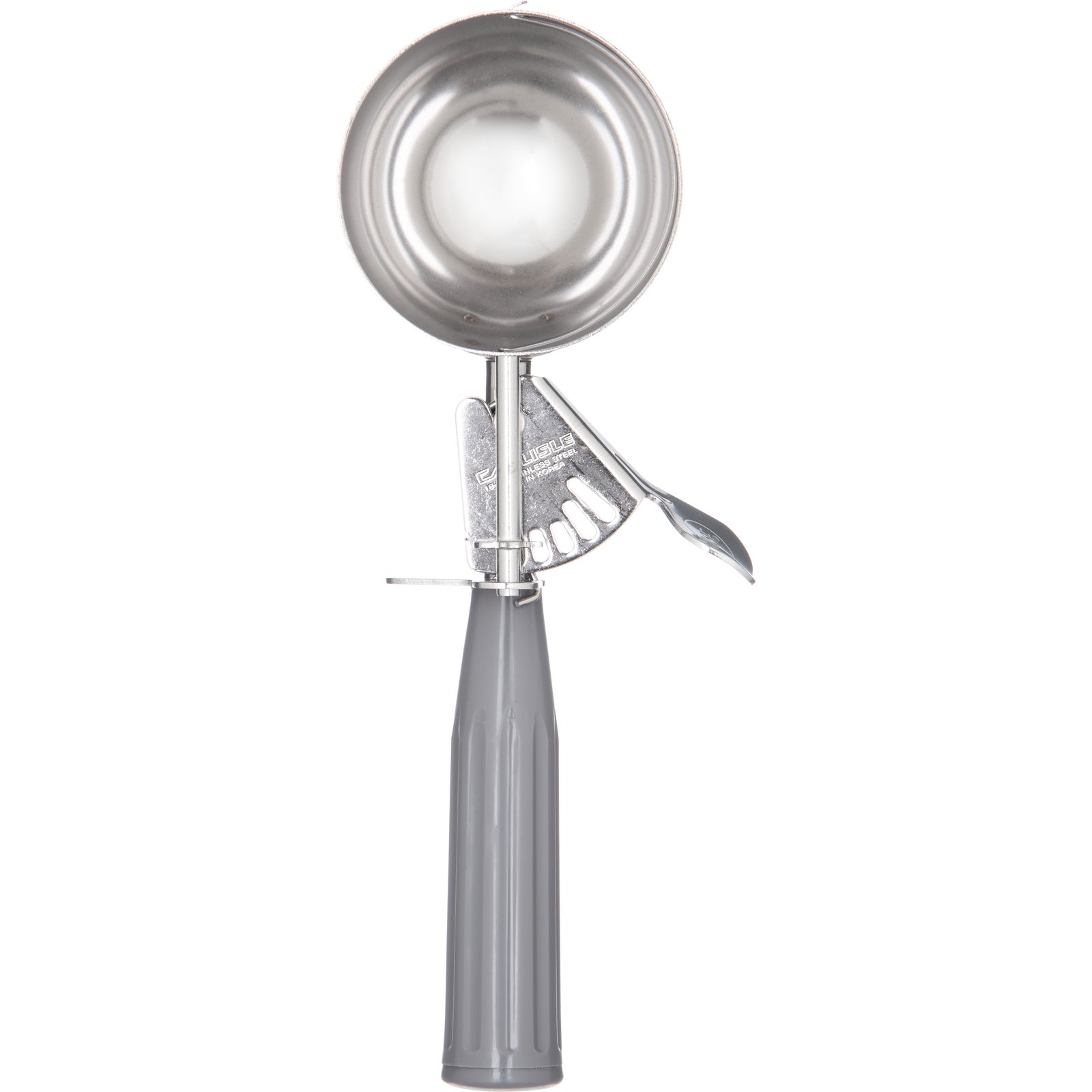 60300-6 - Stainless Steel Disher Scoop #6 Size 4.7 oz - White