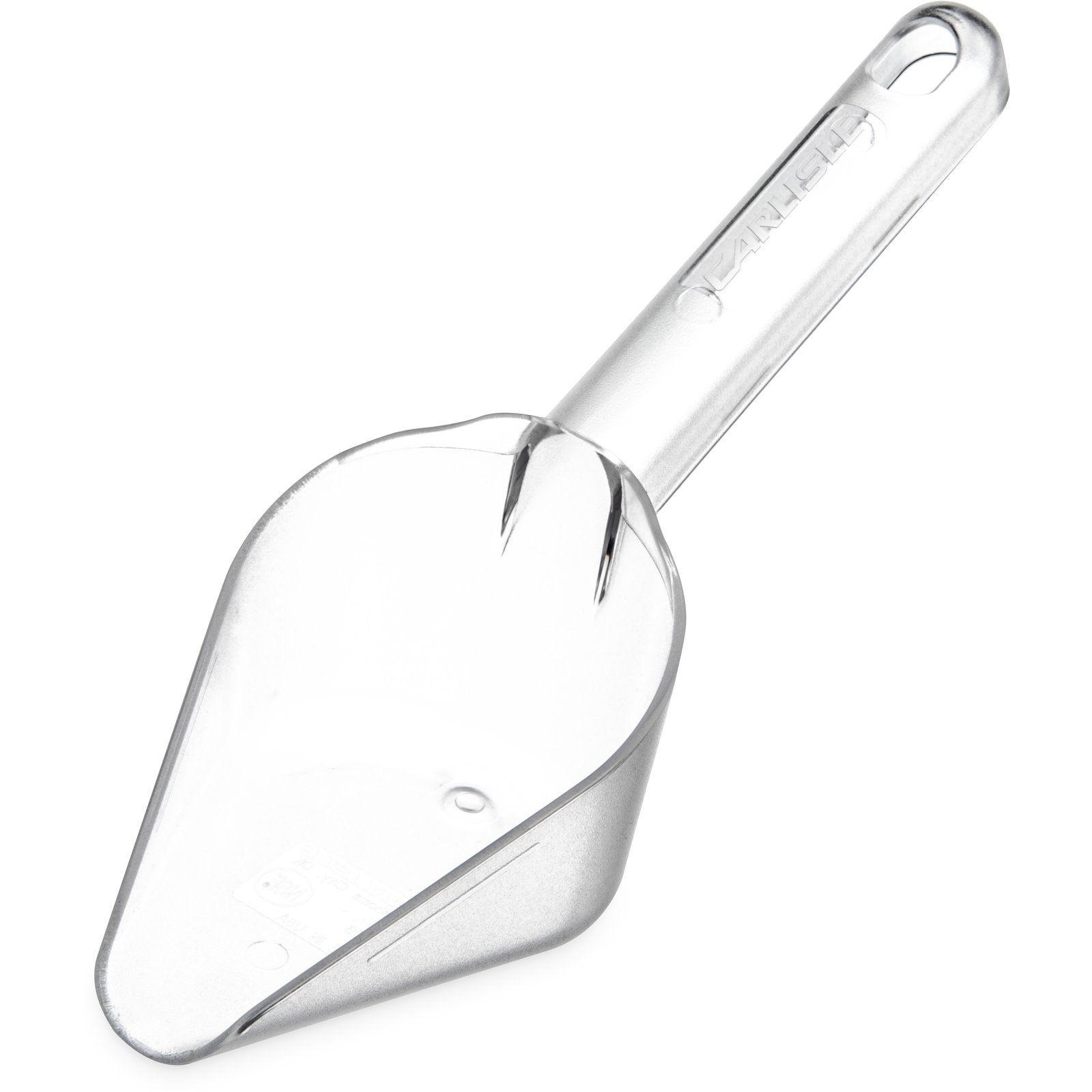 Carlisle 6 oz. Polycarbonate Bar Ice Scoop in Clear (12-Pack) 430607 - The  Home Depot