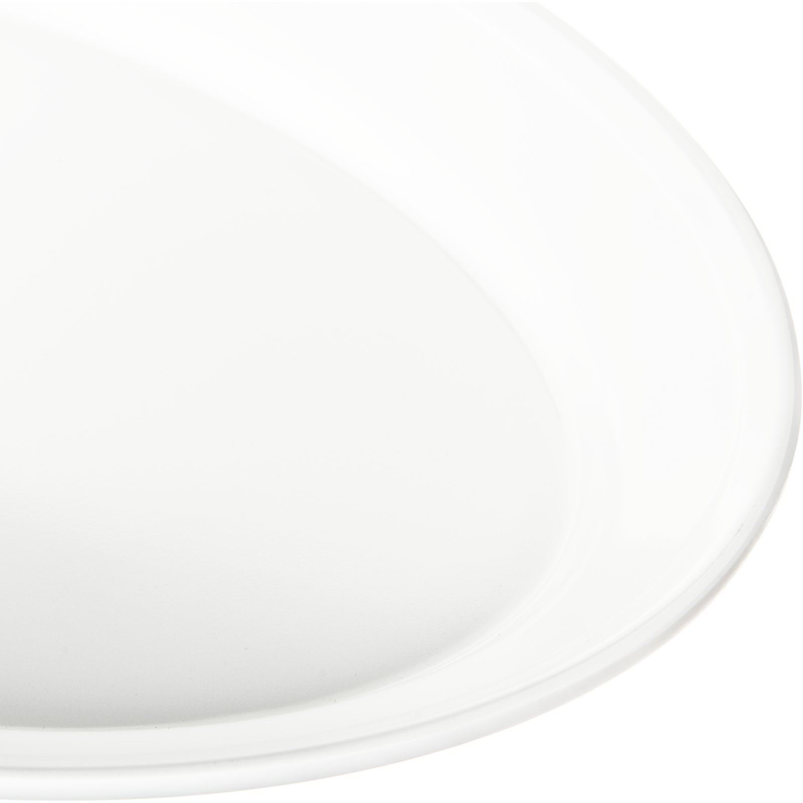 14 x 10 Carlisle 4384202 Designer Displayware Melamine Oblong Platter White Pack of 12 