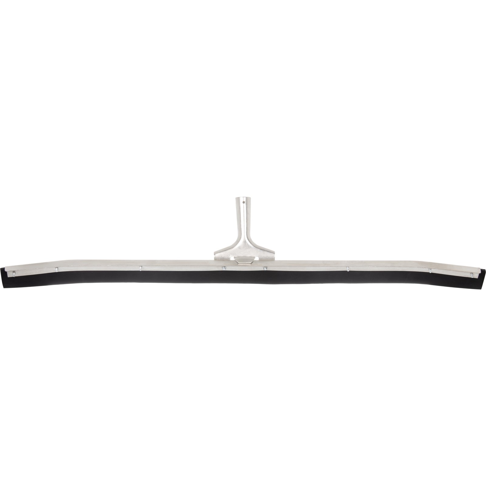 Pack of 6 36 Width Carlisle 36336C00 Curved End Rubber Squeegee with Metal Frame Black 36 Width 