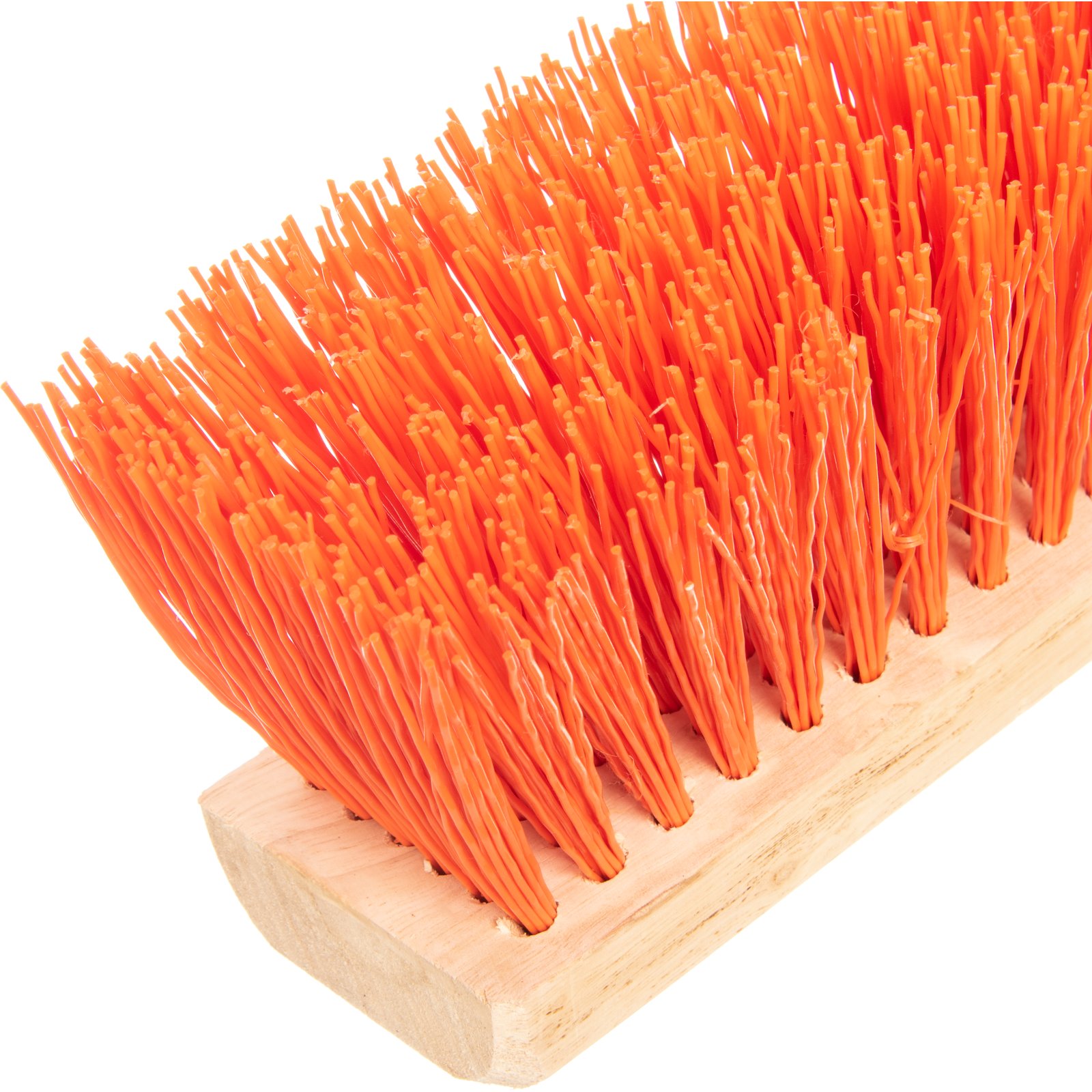 Polypropylene Bristles Orange Pack of 12 24 Length Carlisle 3610762424 Flo-Pac Juno Style Industrial Strength Sweep 