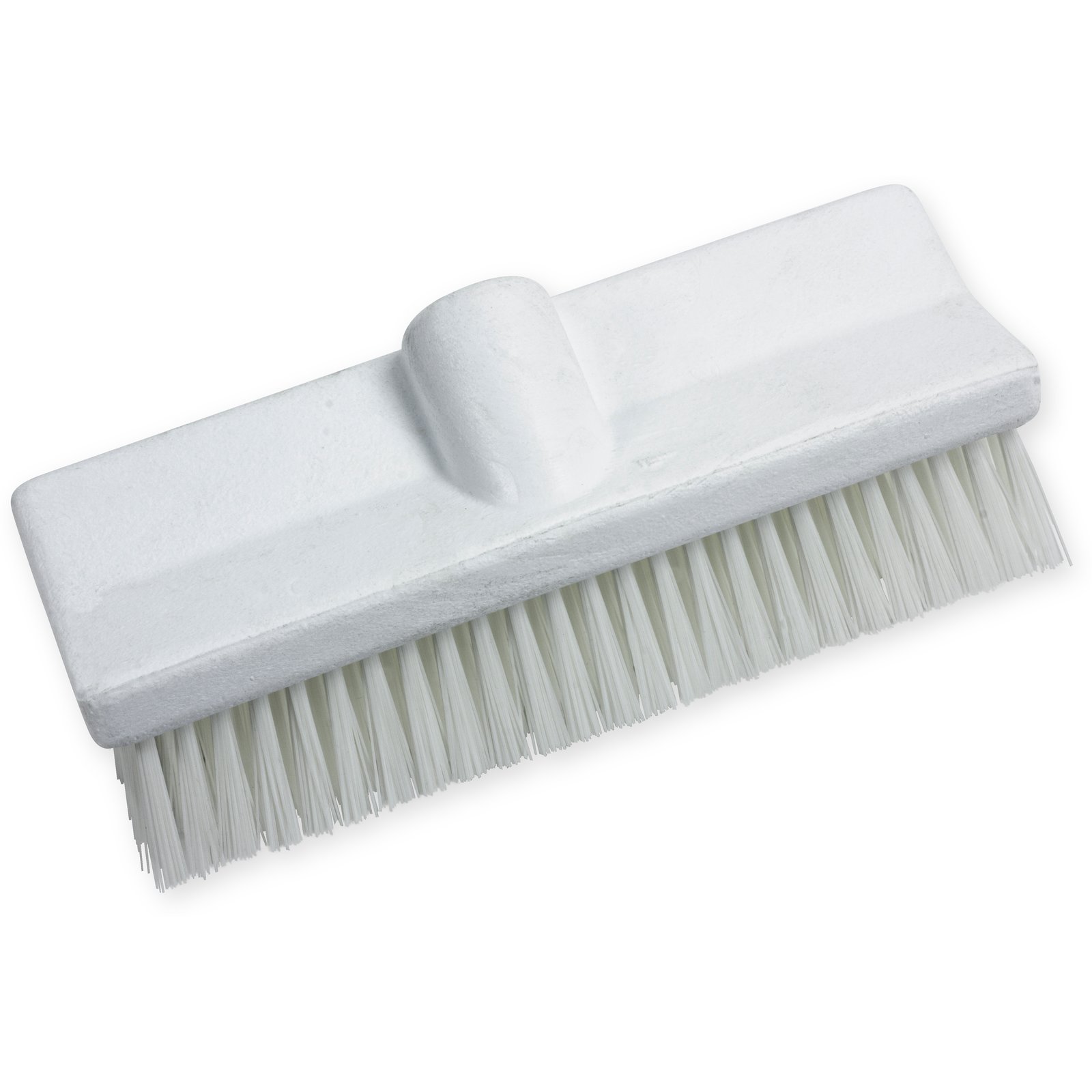 Tile and Grout Brush with Acme Threading, Black/White