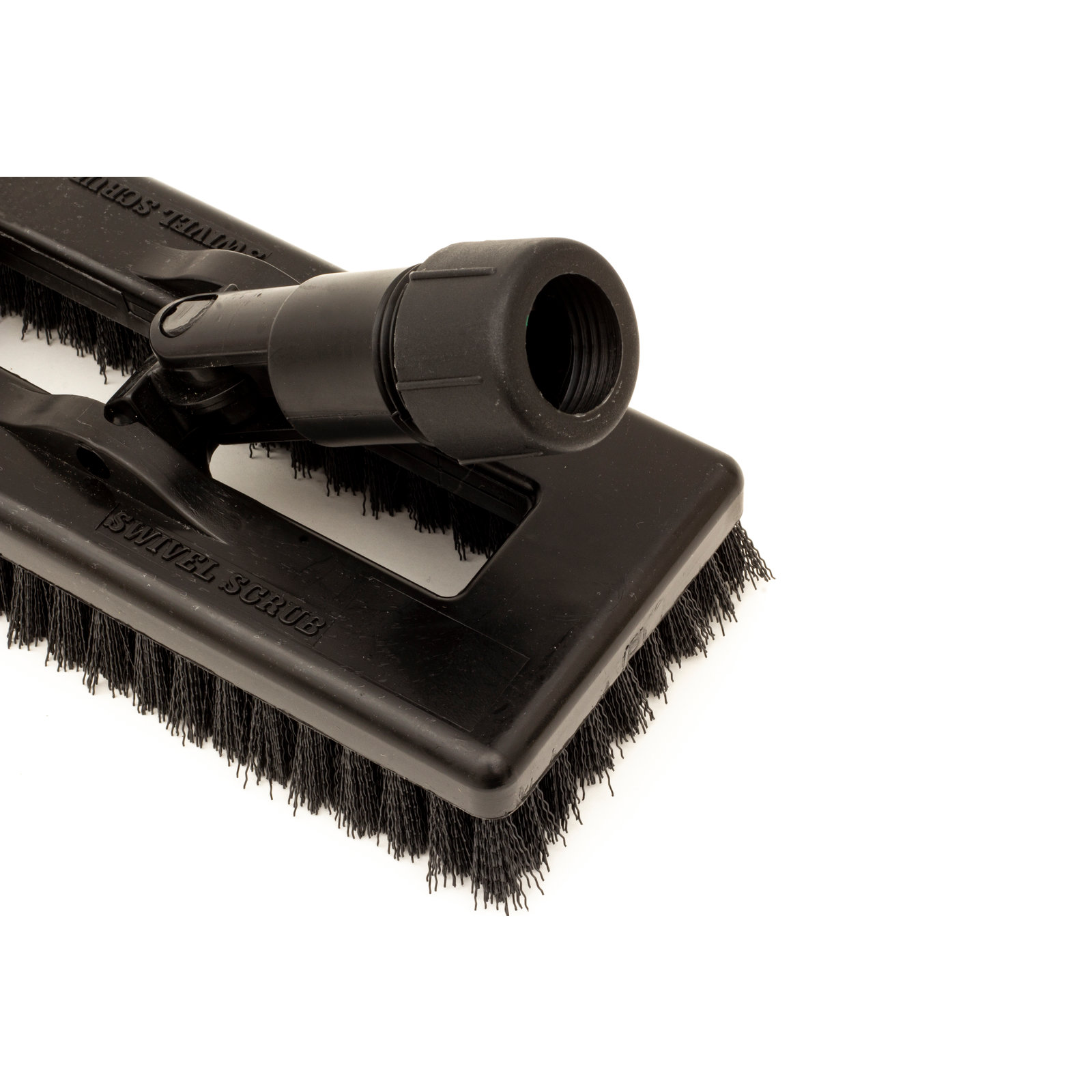 Choice 8 Black Polypropylene Utility / Pot Scrub Brush