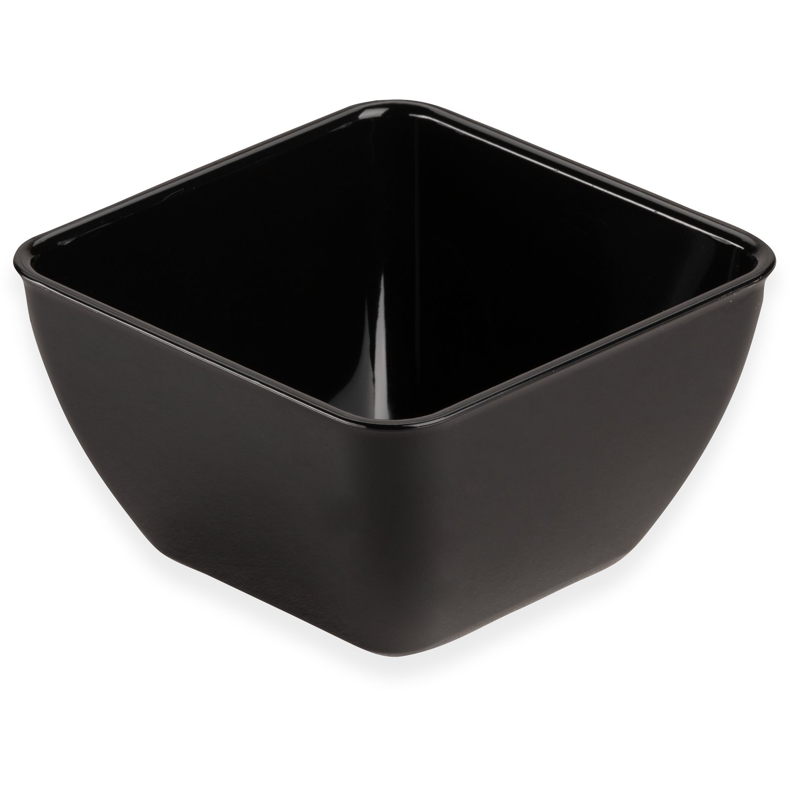 Square Bowl2™ Extra Large 320 oz Black Plastic Bowl - 14Sq x 5D