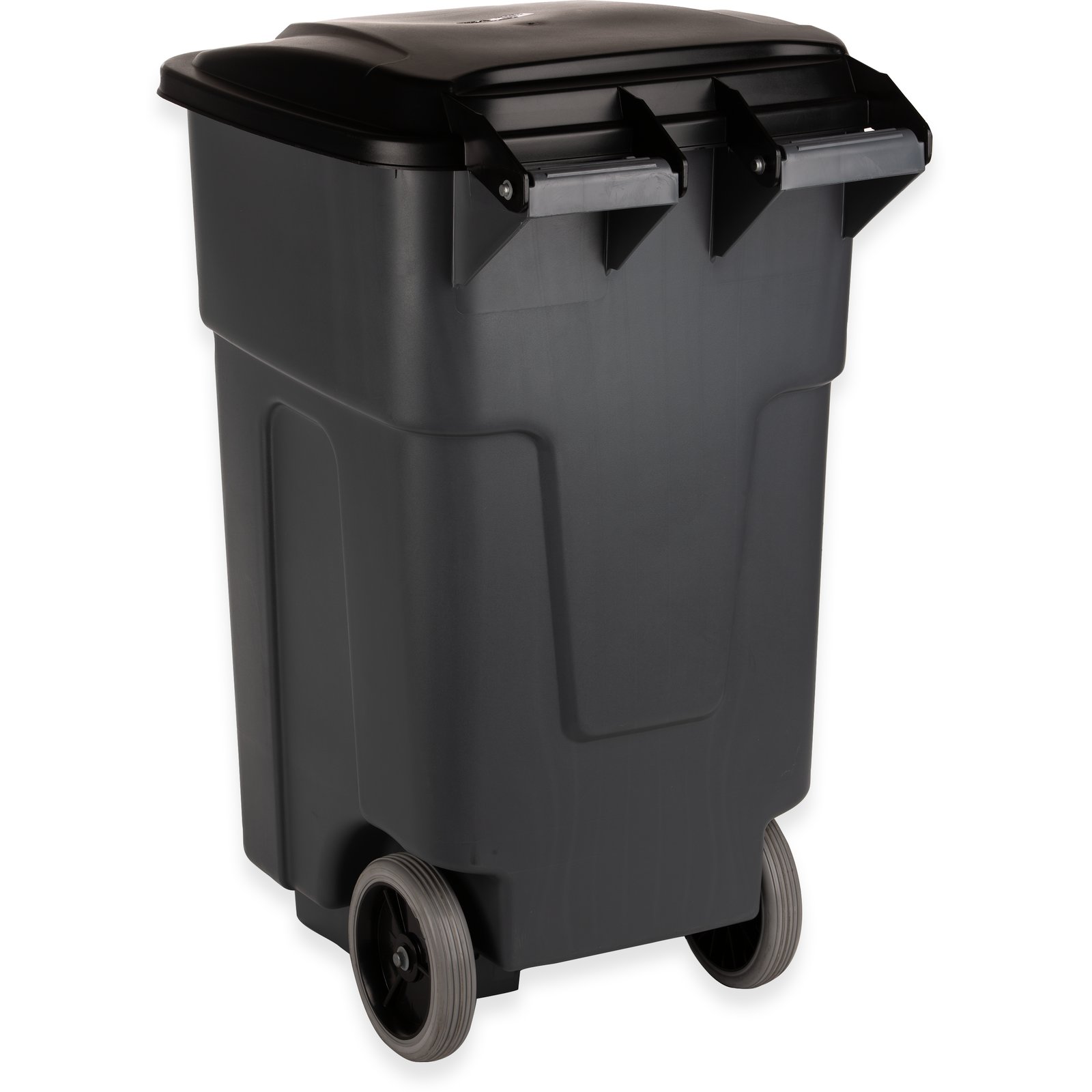 34505023 Bronco™ Square Rolling Waste Container Trash Can with Hinged
