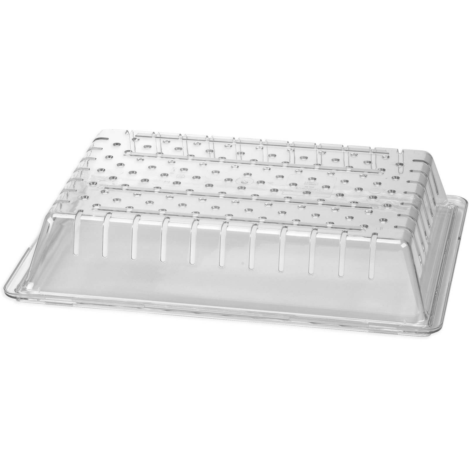 Vigor 26 x 18 x 6 Clear Polycarbonate Colander and Food Storage