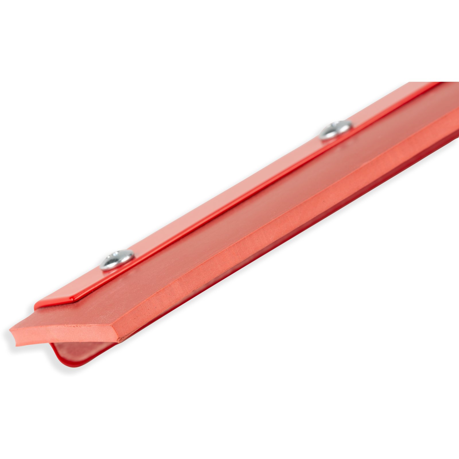 24 Multi Purpose, Red Neoprene Straight Squeegee, Case of 6, Epoxy Squeegee