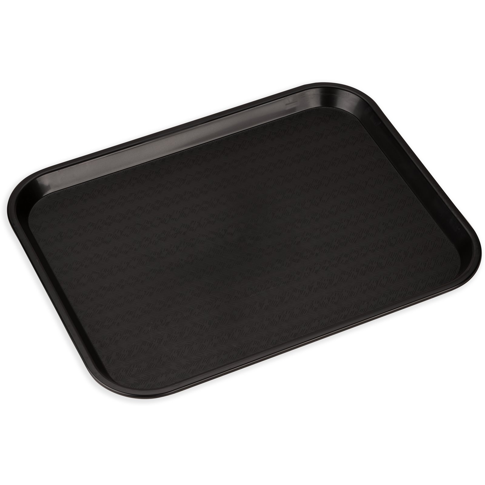 Carlisle 18" x 14" NCT 1418 Black Fast Food Cafeteria School Lunch Tray 